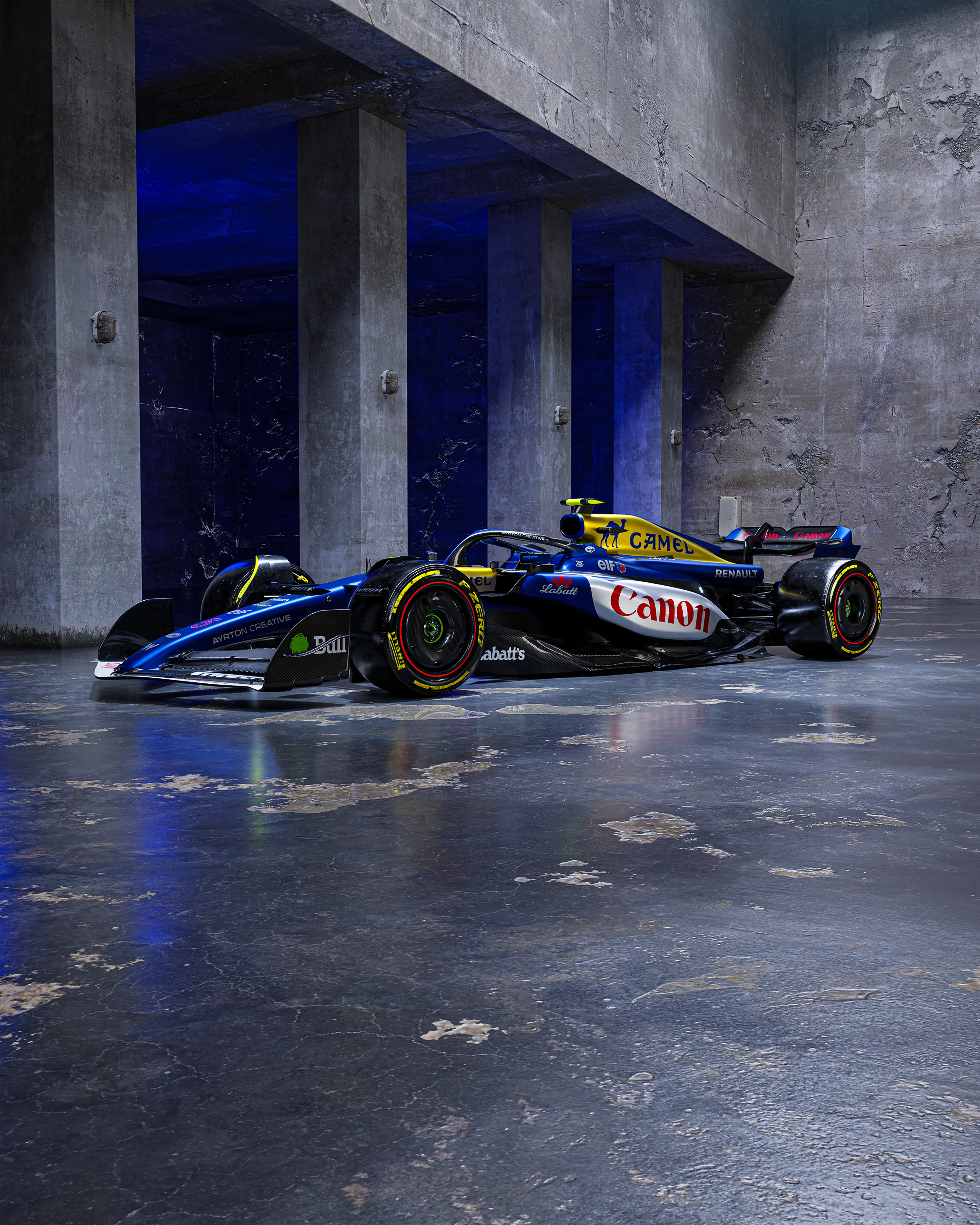 Camel Williams - Nigel Mansell Tribute - motorsport · heritage livery · cgi concept by Ayrton Creative (2025)