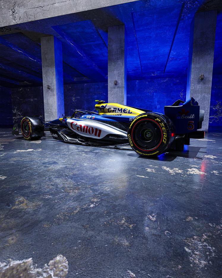 Camel Williams — Nigel Mansell Tribute, motorsport · heritage livery · cgi by Ayrton Creative, view 8