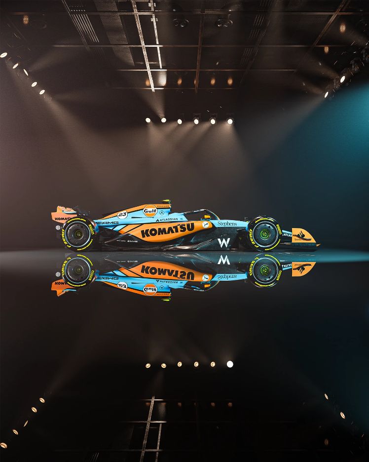 Gulf Williams F1 Concept, motorsport · livery concept · 3d by Ayrton Creative, view 6