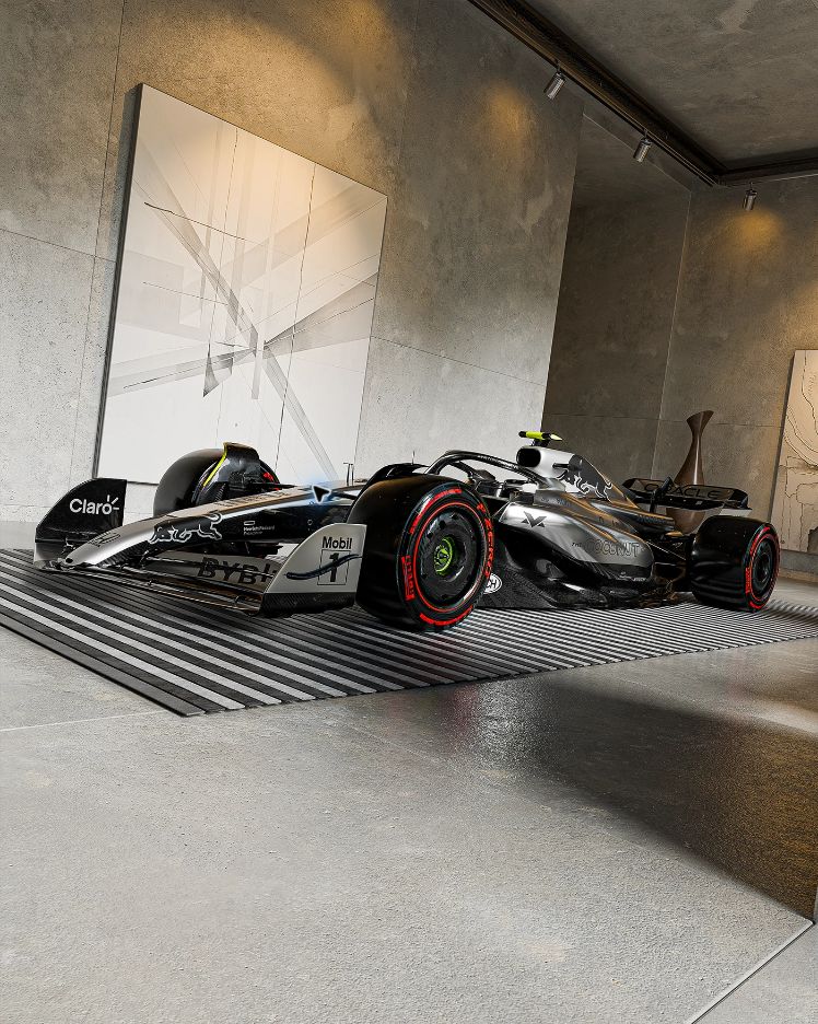 Oracle Red Bull Coconut Edition, motorsport · special-edition concept · cgi by Ayrton Creative, view 2