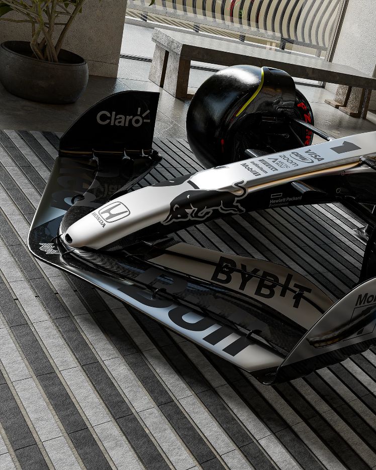 Oracle Red Bull Coconut Edition, motorsport · special-edition concept · cgi by Ayrton Creative, view 5