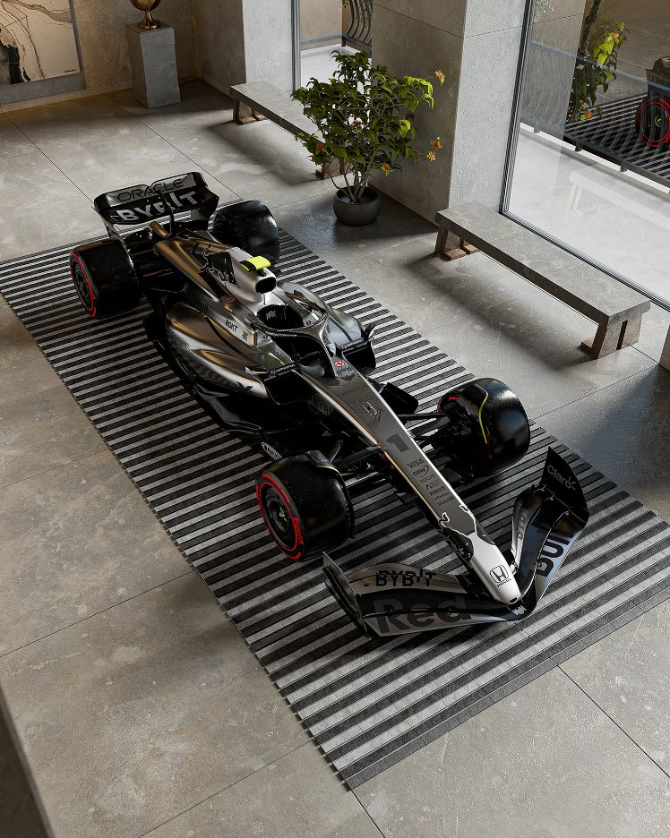 Oracle Red Bull Coconut Edition, motorsport · special-edition concept · cgi by Ayrton Creative, view 7