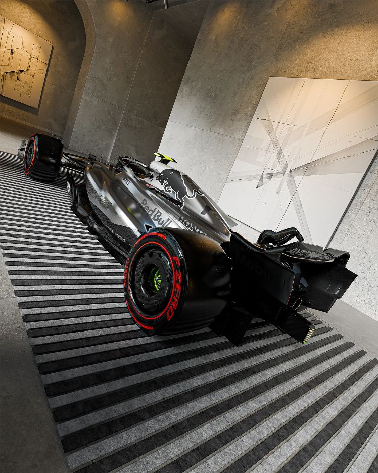 Oracle Red Bull Coconut Edition, motorsport · special-edition concept · cgi by Ayrton Creative, view 8