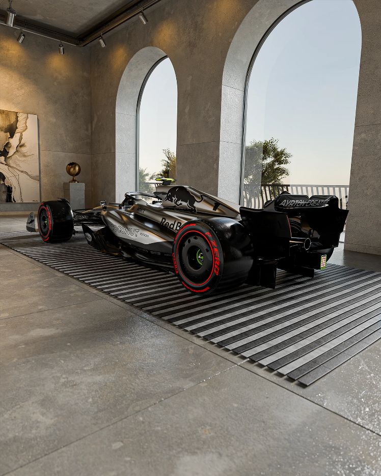 Oracle Red Bull Coconut Edition, motorsport · special-edition concept · cgi by Ayrton Creative, view 10